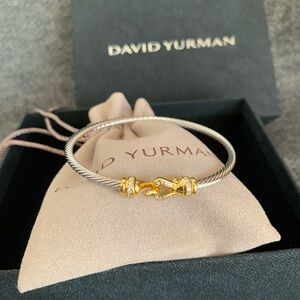 David Yurman Silver and Gold Bracelet
